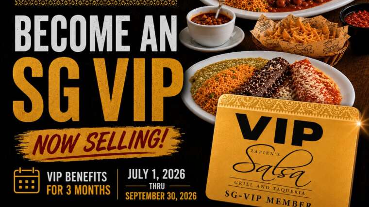 New VIP Membership Now Available at Salsa Grill